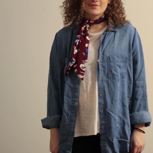 denim button down - Picture 2 of 2